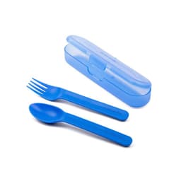 SET DE CUBIERTOS AZUL + ESTUCHE