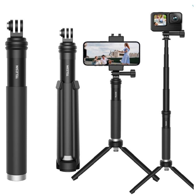 Baston Selfie Tripode Para Smartphone Y Camara Gopro U Otras