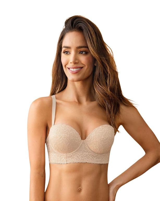 Sosten en Encaje con Realce Incorporado 71330 Beige 38B