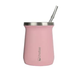 Mate Acero Inoxidable con Bombilla - Rosa