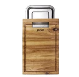 TABLA MADERA BANDEJA DE ACERO