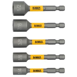 Set 5 llaves tuerca magnetica Vastago 1/4" DWAFTND5