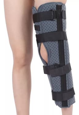 Inmovilizador De Rodilla Largo Con Velcro Ajustable Talla S
