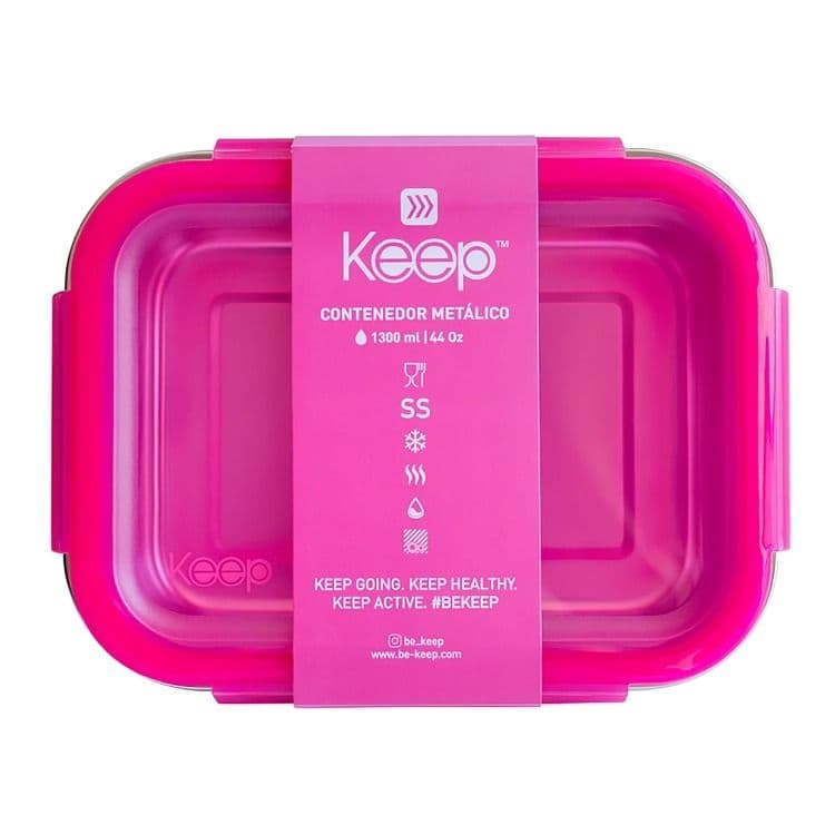 HERMETICOS METALICOS 1300 ML FUCSIA