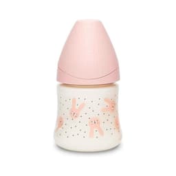 MAMADERA 150ML TETINA SILICONA RABBIT ROSADA