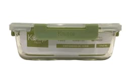 HERMETICO RECTANGULAR 1040ML GLASS VERDE