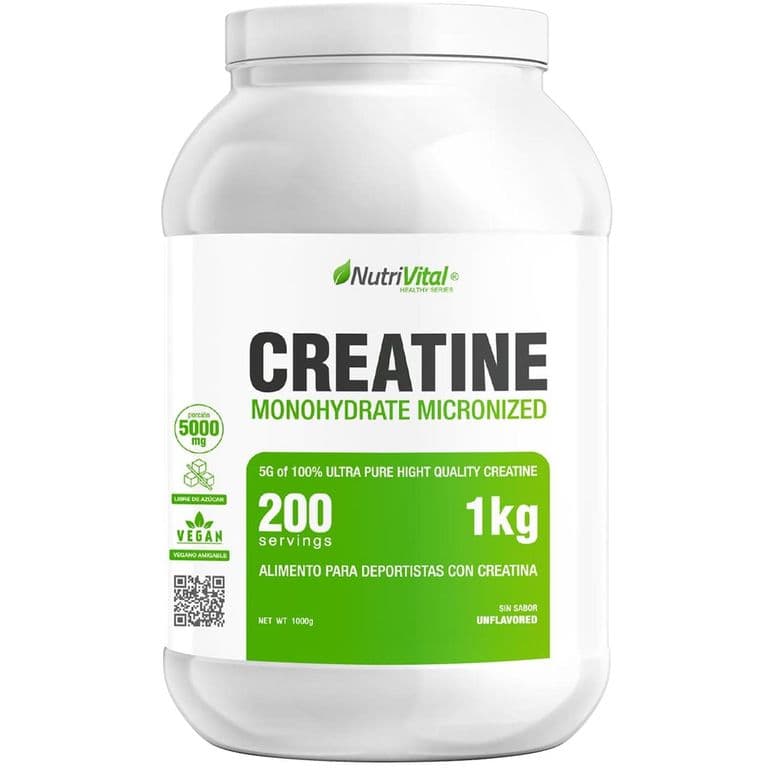 Creatina Monohidratada 1kg Sin Sabor Suplemento Deportivo SIN SABOR