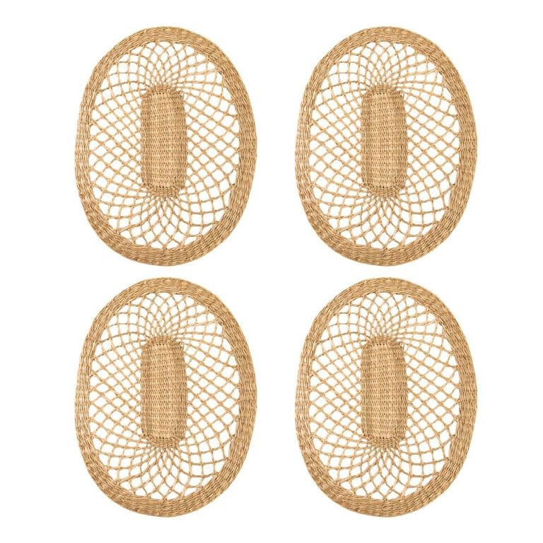 Set de 4 individuales fibras
