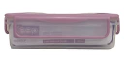 HERMETICO PP 900ML RECTANGULAR ROSADO