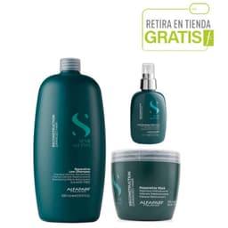 ALFAPARF Kit XL Shampoo+ Mascarilla+ Fluido Reconstruccion