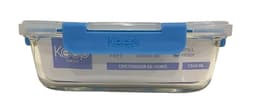 HERMETICO RECTANGULAR 1040ML GLASS AZUL