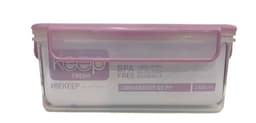 HERMETICO PP 2300 ML RECTANGULAR ROSADO