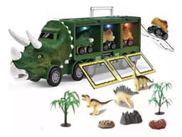 Camion Dinosaurios Autitos Con Luces Y Sonidos