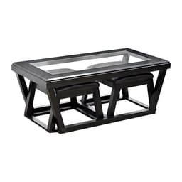 Mesa De Centro Golden con Taburetes
