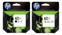 Cartuchos de Tinta 62XL Original Negro/Tricolor Pack