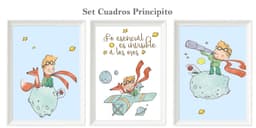 Set Cuadro Infantil nino - Principito