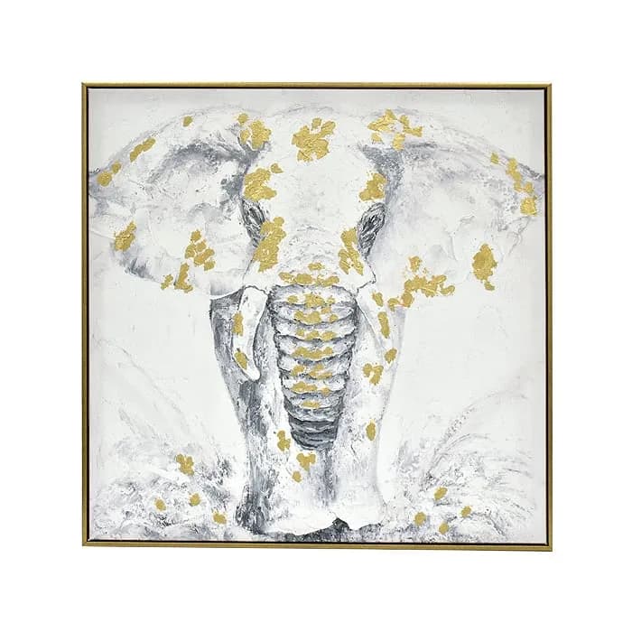 Cuadro Elefante a Casa 80 x 80