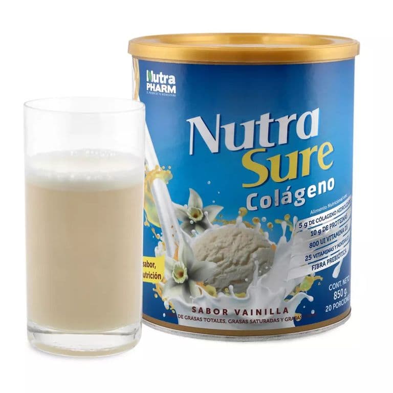 Nutrasure Colageno Sabor Vainilla X 850 Gr