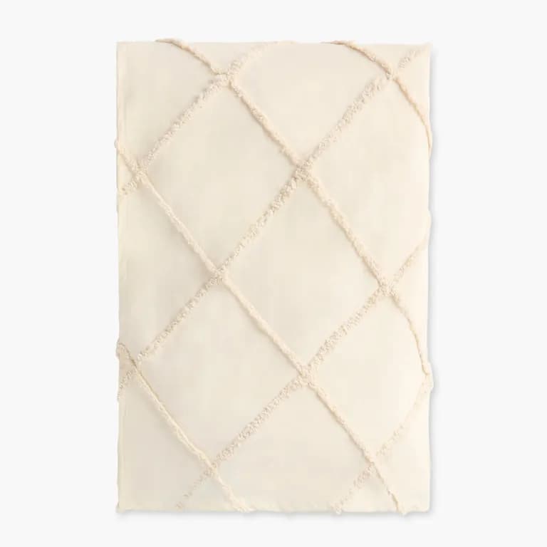 Cubrecama Royal2 180x260 Crudo (cama 1 o 1 1/2 plazas) Beige 2 PLAZAS