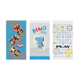 Pack 3 Toallas de Mano Preescolar Dino Candy