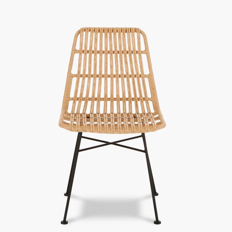 Silla Comedor Terraza Ratan Creta Form Castano