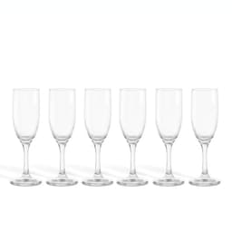 Set 6 Copas Champagne Modelo Versalles de 176mL