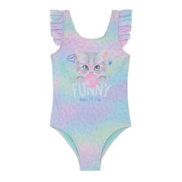 Traje de Bano Nina Estamp Vuelos UV30+ Lila Lila 4