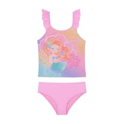Traje de Bano Nina Tankini UV30+ Rosado Rosa 4