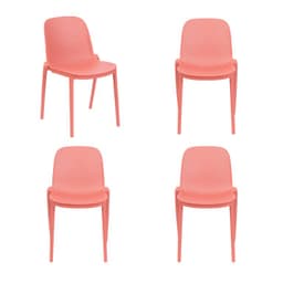 Pack x 4 Silla Terraza Oasis Naranja