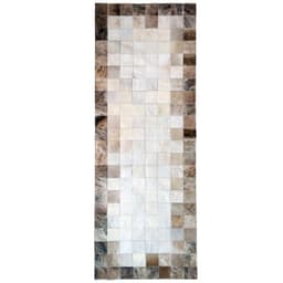 Alfombra de Pasillo Cuero 80 X 220Cm Diseno 10X10cm
