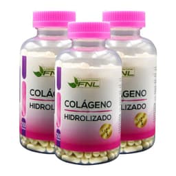 Colageno Hidrolizado 350mg 750 Capsulas 3 Frascos x 250 Caps
