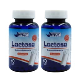 Lactasa 500mg 120 Capsulas 2 Frascos x 60caps