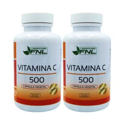 Vitamina C 500mg 240 Capsulas 2 Frascos x 120caps