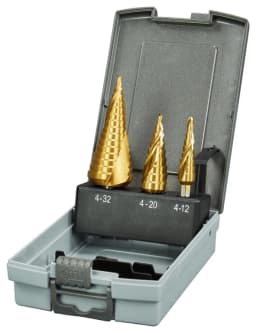 Set Brocas Escalonadas Espiral Titanium 3 PZAS. -