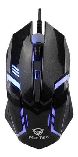 Mouse Gamer M371 Windows Optico Rgb Color Negro