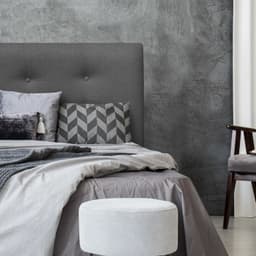 Respaldo de Cama Botone Premium Lino Grafito - King