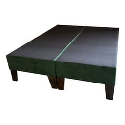 Base HVM 2 Plazas BD Felpa Verde Orcuro Pmadera