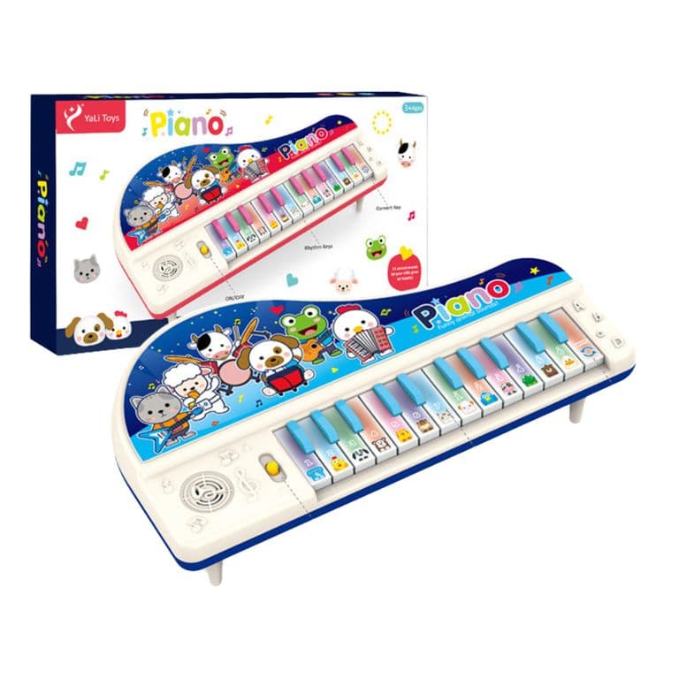 Piano Infantil Musical Animales Luces Y Melodias Interactivo