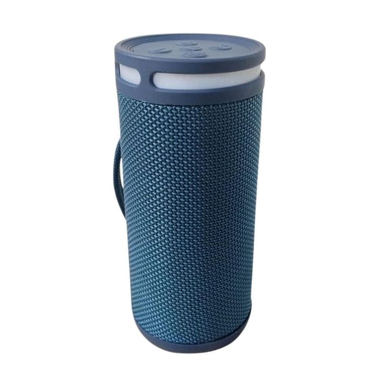 Parlante Bluetooth Recargable Con Luz RGB/USB/TF/FM Azul