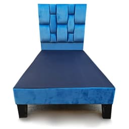 Base HVM Americana 1 Plazas + Respaldo Rolex Azul petroleo