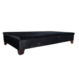 Base Baul HVM 1P Negra Felpa Pmadera