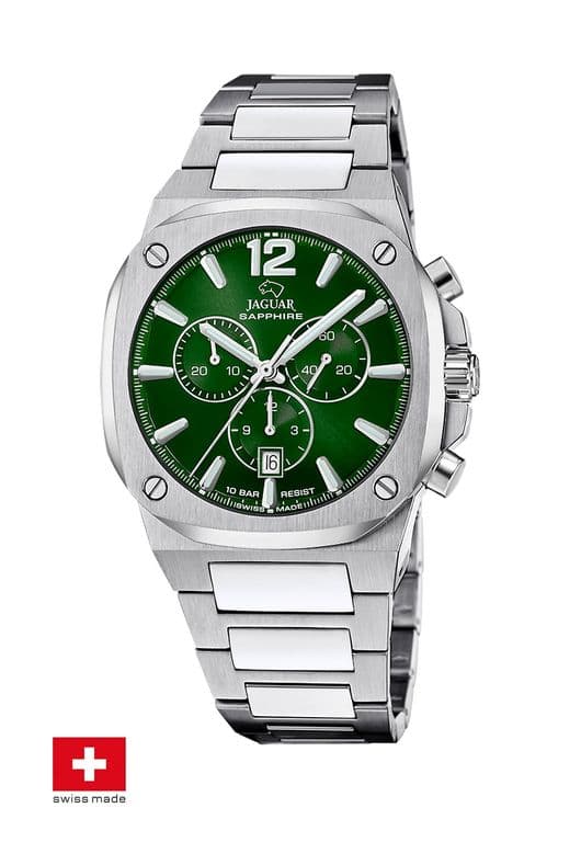 Reloj J1025/2 Swiss Verde Hombre Rondcarre Verde TALLA UNICA