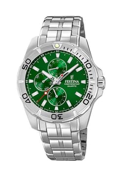 Reloj F20445/7 Verde Hombre Multifuncion Verde TALLA UNICA
