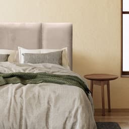 Respaldo de Cama Block Felpa Beige - Super King