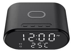 Reloj Digital Despertador Alarma Carga Inalambrica Termometro