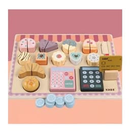Juego Madera Encaje Set Pasteleria Montessori