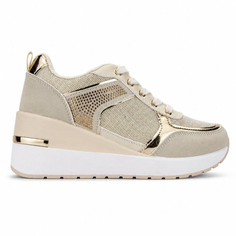 Zapatilla Mujer Dorado Urbano Bolki-1 Dorado 40