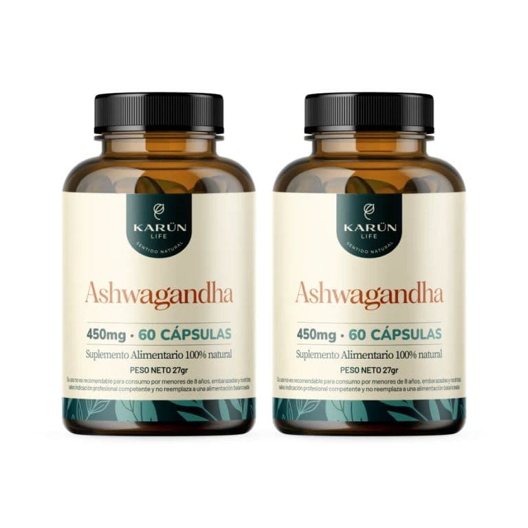 Pack x2 Ashwagandha 120 capsulas Karun Life