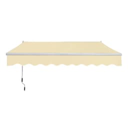 Toldo con brazo retractil Terrazas 4x25 Mts Beige Beige