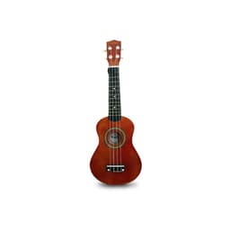 Ukulele 21 Pulgadas Con Funda Y Uneta Color Brown - SC